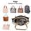 Muka Custom Nylon Tote Organizer Insert Purse Organizer Insert with 13 Pockets, Handbag Organizer for Tote bag