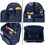 Muka Custom Nylon Backpack Organizer Insert, Foldable Backpack Organizer for Men and Women, Lightweight and Waterproof Shoulder Bag Organizer