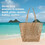 TOPTIE Custom Mesh Beach Bag for Women, Shoulder Handbag, Large Storage Capacity Bags, Add Your Logo on Tote bag