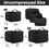 Muka Personalized Compression Packing Cube with Logo, Large Double-sided Storage Suitcase Organizer for Travel Essentials