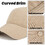 TOPTIE Printing Custom 6 Panel Unstructured Baseball Cap, Unisex Cotton Mid Profile Hat, Adjustable Running cap with Logo