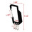 TOPTIE Custom 10PCS Carabiner, Keychain Clip Hook with 3 Loop Rings, Laser Engrave 3-3/8 Inch Clip