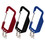 TOPTIE Custom 10PCS Carabiner, Keychain Clip Hook with 3 Loop Rings, Laser Engrave 3-3/8 Inch Clip