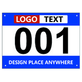 Custom 100PCS Tyvek Race Bibs, 8-1/4 x 6 Inch Sequence Competitor Numbers for Marathon Races and Events