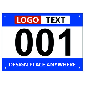 Muka Custom 100PCS Tyvek Race Bibs, 8-1/4 x 6 Inch Sequence Competitor Numbers for Marathon Races and Events