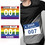 Muka Custom Race Bibs, Tyvek Rainbow Bib Numbers 001-100, 8-1/4 x 6 Inch Full Printing Marathon Race Number