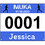 Muka Custom Tyvek Race Bibs Running Numbers 0001-0100, 9-1/2 x 8 Inch Full Printing Marathon Race Events Number