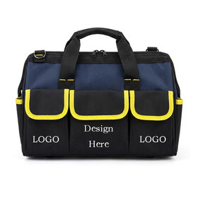 Muka Custom 14 Inch Oxford Tool Bag 600D Waterproof Thickened Durable Wear Resistant Electrician Repair Pouch