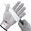 TOPTIE Custom Cut-Resistant Wear-Resistant Gloves Level 5 Protection Anti Cutting Gloves for Kitchen, Woodworking, Gardening, S