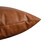 MUKA Pack of 2 Faux Leather Throw Pillow Covers, Waterproof Cognac Brown Leather Cushion Case for Sofa Backrest Throw Pillow