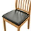 MUKA Waterproof PU Leather Dining Chair Seat Covers Removable Chair Seat Cushion Cover Chair Seat Slipcovers Protector
