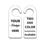 MUKA Custom Double Sided PVC Door Hanger Sign Do Not Disturb sign Customized Text/Logo For Office Home Hotel