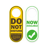 MUKA Do Not Disturb Door Hanger Sign Now Available Door Hanger Sign for Office/Class, Double Sided, 9.45