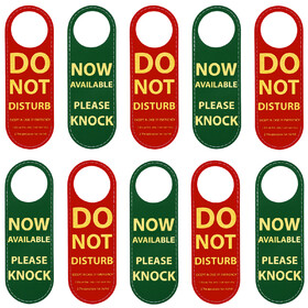 Muka Do Not Disturb PU Door Hanger Sign Now Available Please Knock Door ...