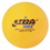 DHS 1-Star Table Tennis Balls, 40mm Ping Pong Balls, 6-Pack (White / Orange), Beer Pong Balls, Price/tube