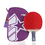 DHS Ping Pong Paddle X2002, Table Tennis Racket - Shakehand