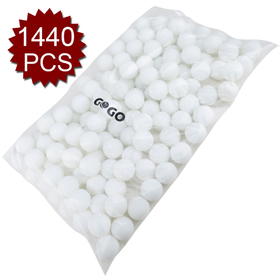 GOGO 1440 Pieces 3 Star Premium Ping Pong Balls, 40mm Regulation Bulk Table Tennis Ball
