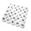 GOGO Numbered Beer Pong Balls (No. 51-100), White Raffle Ball, 40mm Plastic Ping Pong Balls