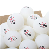 GOGO 50PCS 3 Star Table Tennis Balls, 40+ Advanced Practice Ping Pong Ball