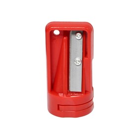 Aspire Manual Carpenter Pencil Sharpener Plastic Barrel Shape for Woodworking Red