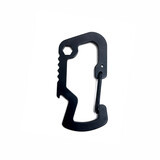 GOGO Stainless Steel Carabiner Clip D Shape Keychain Hook Multi Functional Outdoor Buckle