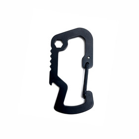 GOGO Stainless Steel Carabiner Clip D Shape Keychain Hook Multi Functional Outdoor Buckle