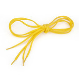 TopTie High Quality Shoelaces, Half Round Shoelaces, Laces for Shoes - Yellow