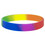 GOGO 10 Pcs Rainbow Pride Silicone Wristbands, Rubber Bracelets, Party Favors