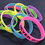GOGO 10 Pcs Never Give Up Silicone Wristbands, Glow-in-the-dark Rubber Bracelets, Party Rubber Bands
