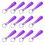 GOGO 12 PCS Silicone Keychain, Rubber Bracelet Key Chains For wholesale - Purple
