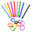GOGO 10 PCS Rubber Bracelets for Kids Adjustable Wristbands Shoe Charms Party Favors - Mixed Colors