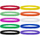 GOGO  Silicone Wristbands Sport Rubber Bracelets Thin Bands Party Favor Gifts