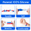 GOGO 60 PCS Silicone Bracelets for Summer Games, Stretch Rubber Wristbands