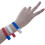 GOGO 24 PCS Patriotic Silicone Bracelet, Rubber Wristbands for USA 4th of July - Red White Blue