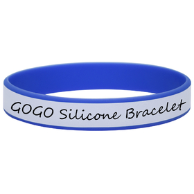 GOGO 24 PCS Writable Wrist Bands Silicone Bracelets ID Wristbands Waterproof Events Identification Bracelet
