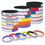 GOGO 24 PCS Writable ID Wristbands Silicone Bracelets, Waterproof Events Identification Bracelet