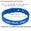 GOGO Pack of 10 Adjustable Silicone Bracelets Fit for Adults and Kids Rubber Bands Party Wristbands - Mixed Colors