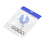 Muka 100PCS Translucent ID Card Badge Holder Reels Bulk Badge Clip