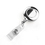 GOGO Retractable Silver Color Chrome ID Name Badge Holder Reels