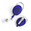 GOGO Personalize Carabiner Retracting Badge Reels Translucent Color with Alligator Spring Clip