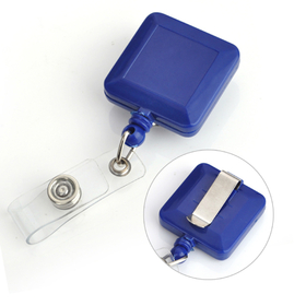 GOGO Square Retractable ID Card Reels With Slide Clip