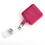 Custom Square Retractable Name Badge Reels With Spring Clamp, 25-Inch Nylon Cord
