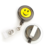 GOGO Premium Quality Smile Face ID Holder Reels With Key-ID-Badge-Belt Clip