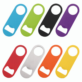 Aspire 8 PCS Small Flat Bottle Opener, Mini Stainless Steel Paddle Opener Bulk for Bartender 3.4 x 1.25 Inches Keychain