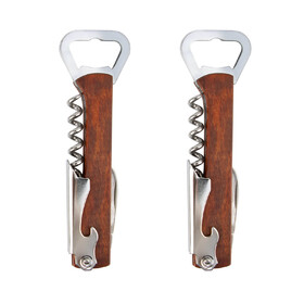 Aspire 2 PCS Wine Corkscrew Rosewood Beer Bottle Opener Wine Key, Special Gifts for Your Friends, Families, Wine Enthusiasts