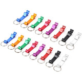 Aspire 16 PCS Beer Bottle Opener, Colorful Keychain Bottle Opener Bulk, Aluminum Metal Small Beverage Bottle Opener Party