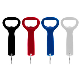 Aspire 4 PCS Bottle Openers, Aluminum Alloy Flat Top Beer Bottle Openers with Key Rings, Wrench Bottle Opener Keychain