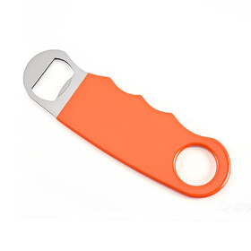 Aspire Flat Bottle Opener with PVC Coating, Paddle Stainless Steel Beer Bottle Opener for Kitchen, Bar, Restaurant