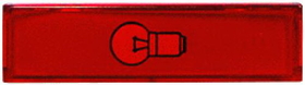 Alpha Communications Red Plastic Cap/S-10520 Button