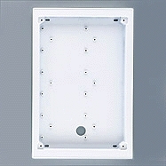 Alpha Communications 3H X 2W Surface Back Box-White